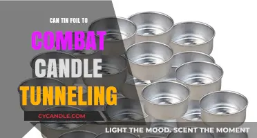 Prevent Candle Tunneling with Tin Foil: A Simple Hack
