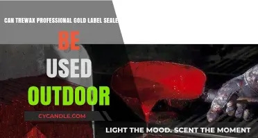 Using Trewax Professional Gold Label Sealer Wax for Outdoor Surfaces