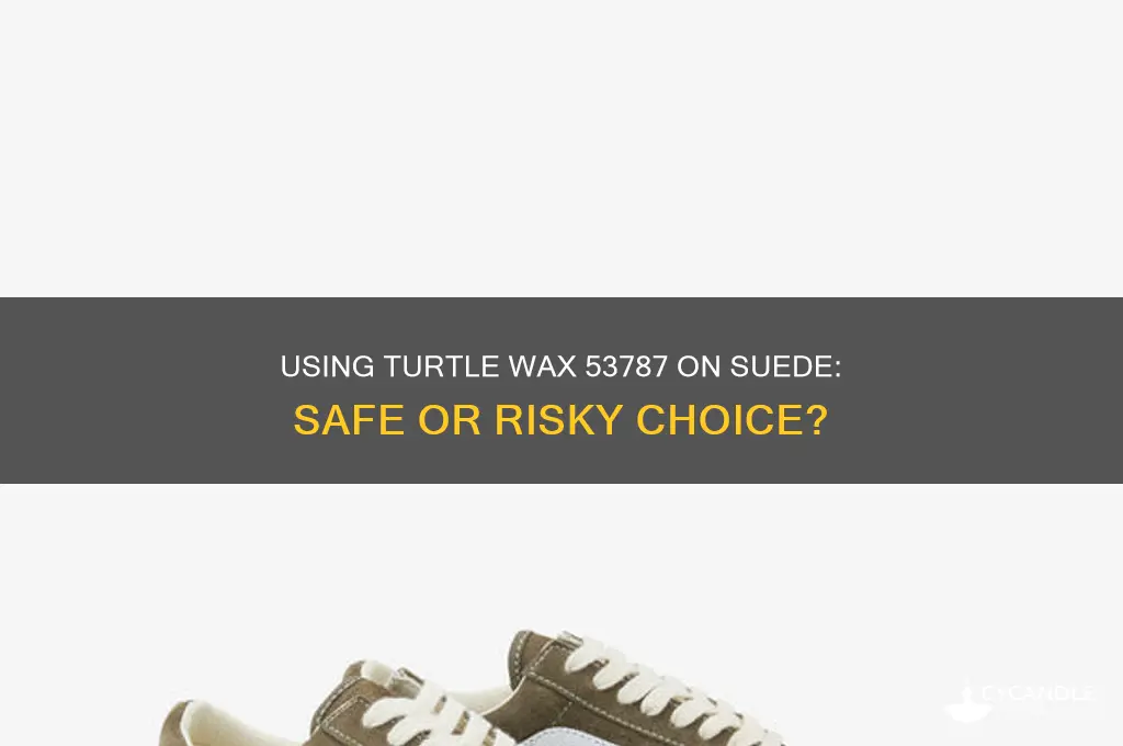 can turtle wax 53787 be used on suede