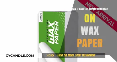 Baking at Super High Heat: Is Wax Paper Safe to Use?