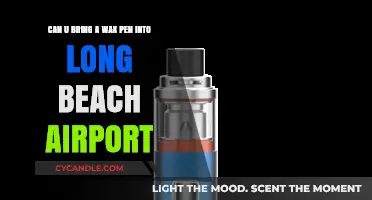 Can You Bring a Wax Pen to Long Beach Airport?