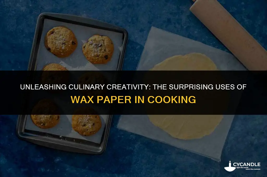 can u cook with wax paper