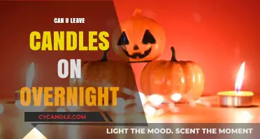 Can You Leave Candles On Overnight? Safety Tips and Risks