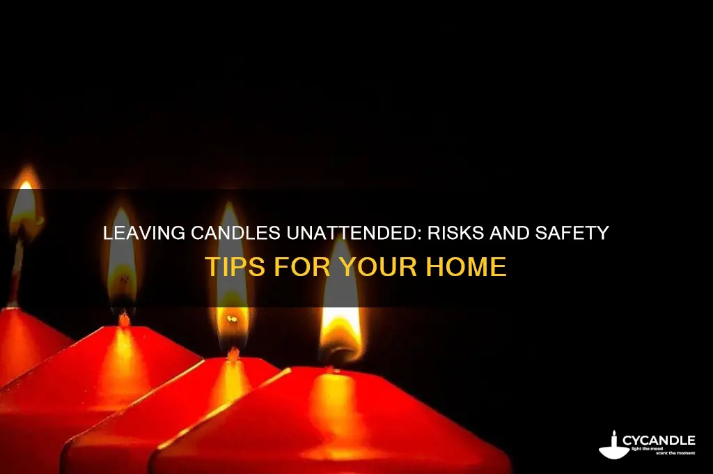 can u leave candles on when u are not home