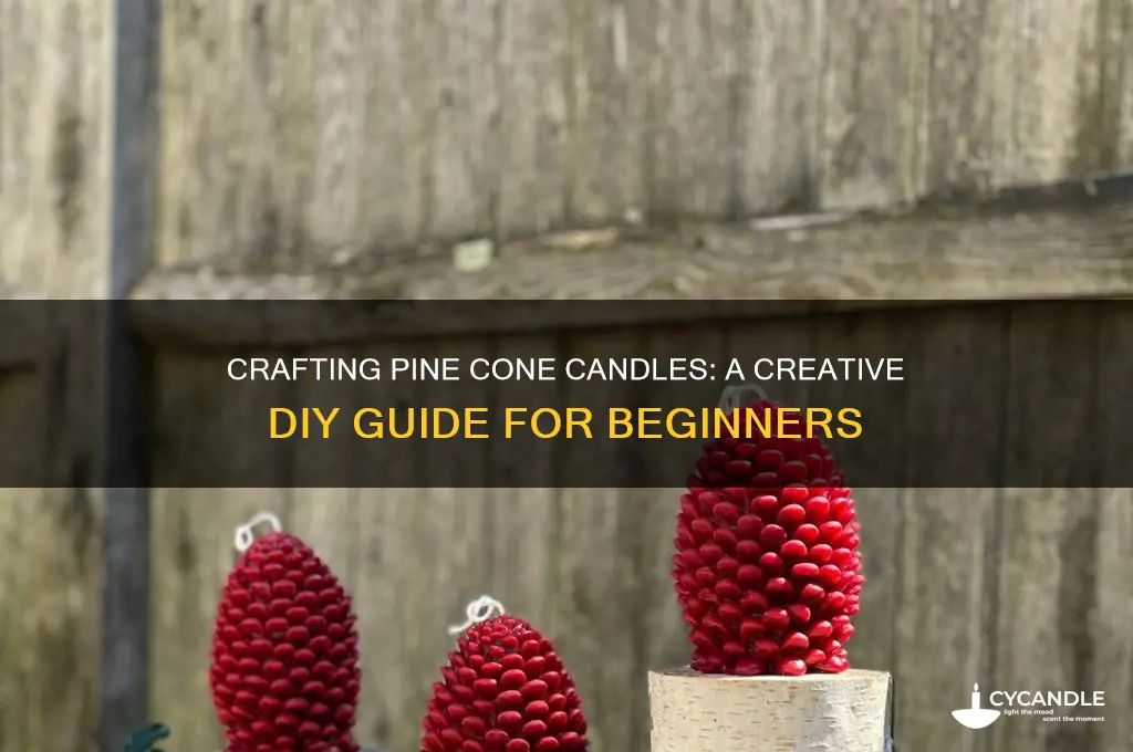can u make a candle out of pine cones