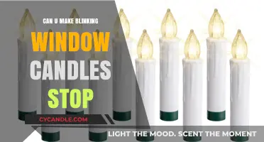 How to Stop Blinking Window Candles: Quick Fixes and Solutions