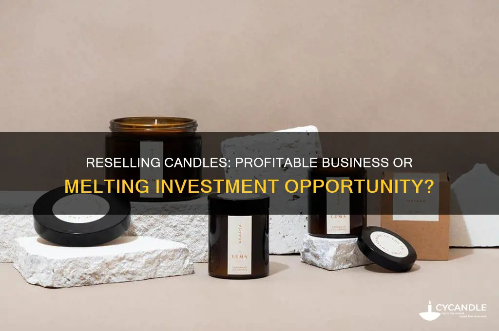 can u resale candles
