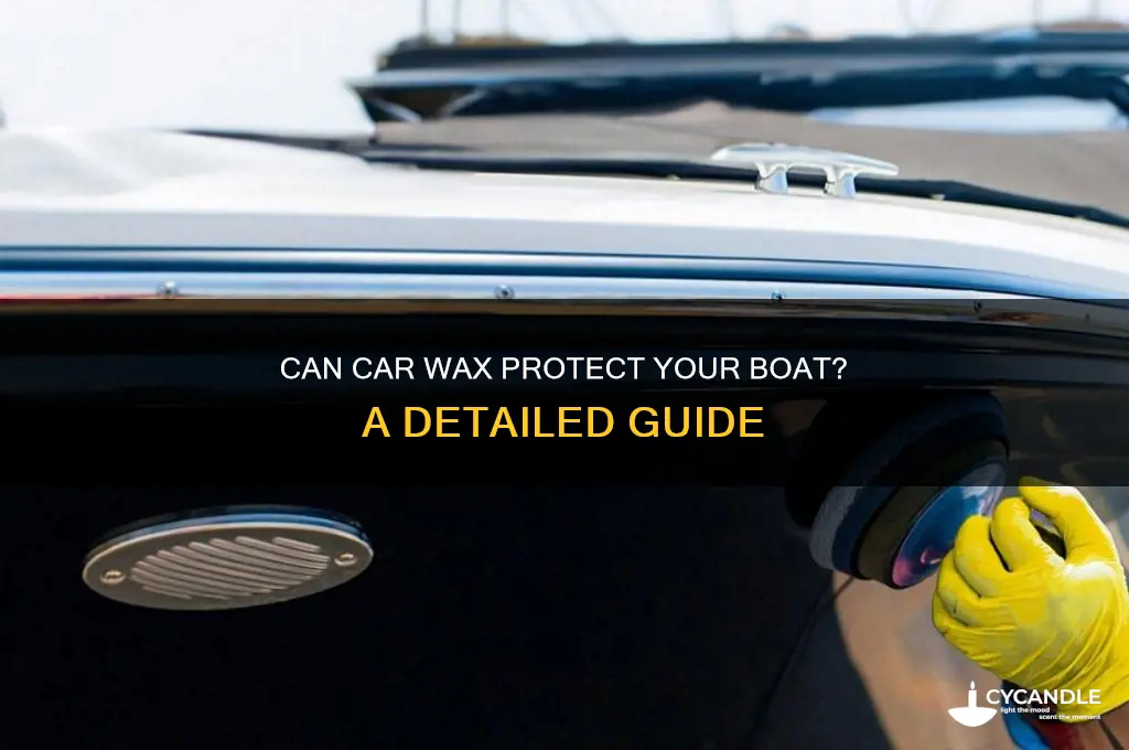 can u use car wax on a boat