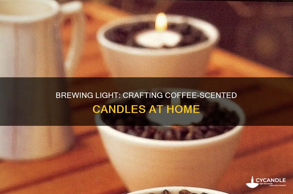 can u use coffee to make candles