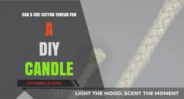 DIY Candle Making: Using Cotton Thread as a Wick Alternative