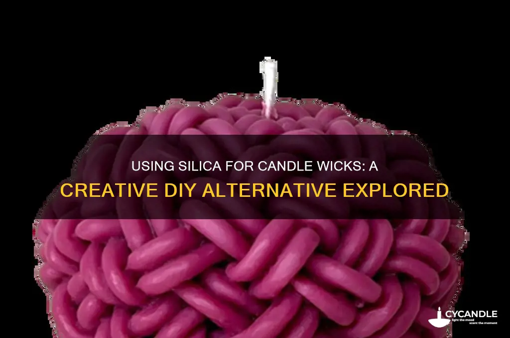 can u use silica for candle wick