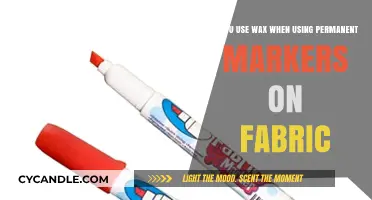 Using Wax with Permanent Markers on Fabric: Tips and Techniques