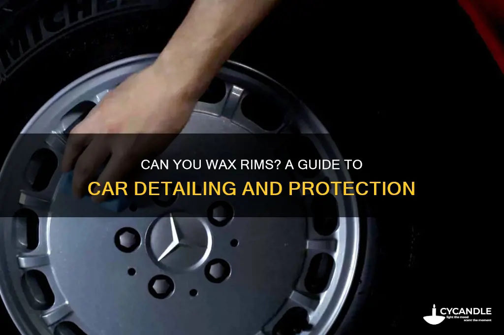 can u wax rims