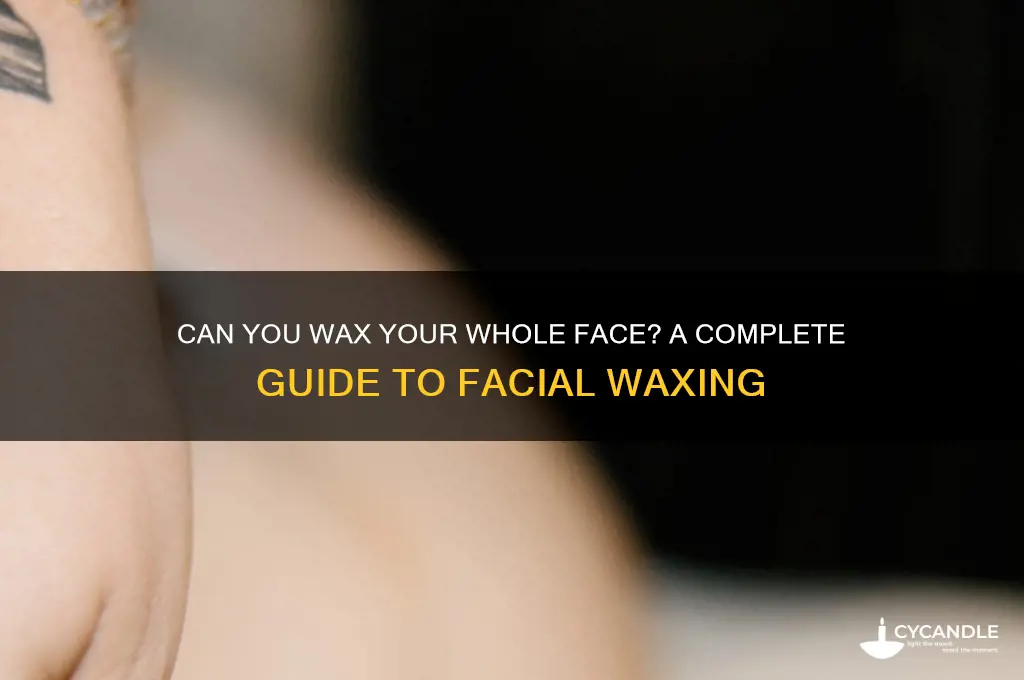 can u wax your whole face