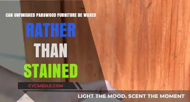 Waxing Unfinished Parawood Furniture: A Stain-Free Alternative?