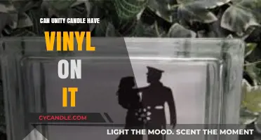 Can You Safely Apply Vinyl to a Unity Candle?