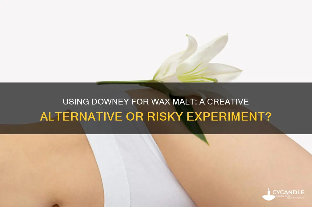 can use downey for wax malt