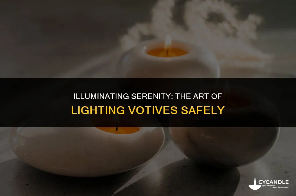 can votives be lit