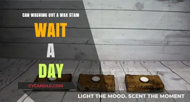 Can Wax Stain Removal Wait? A Day Later, Here's What Happens