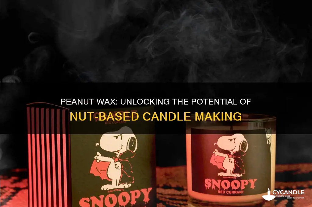 can wax be made from peanuts