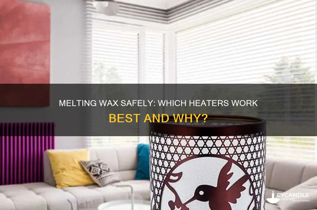 can wax be melted in any kind of heater