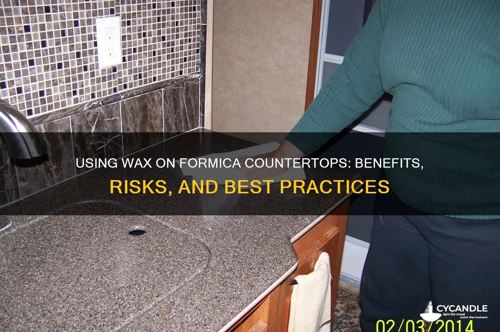can wax be used on formica countertops