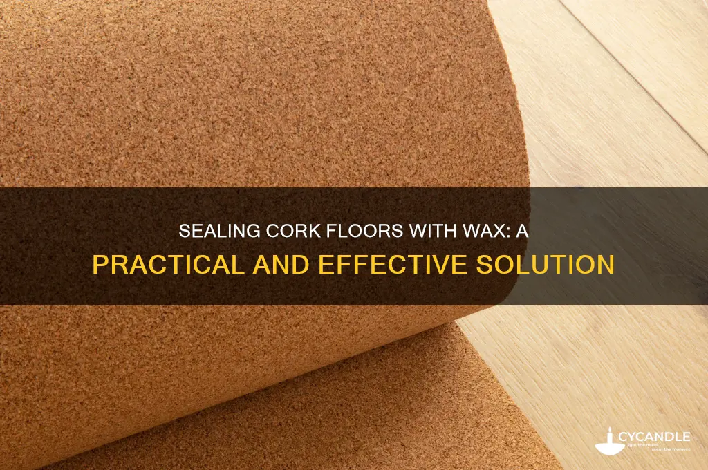 can wax be used to seal cork floor