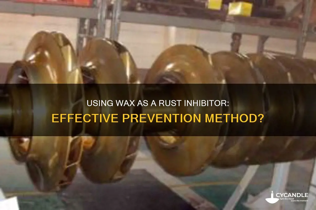 can wax be used to slow rust