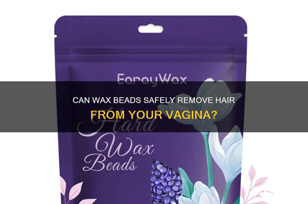 can wax beads be used on vagina