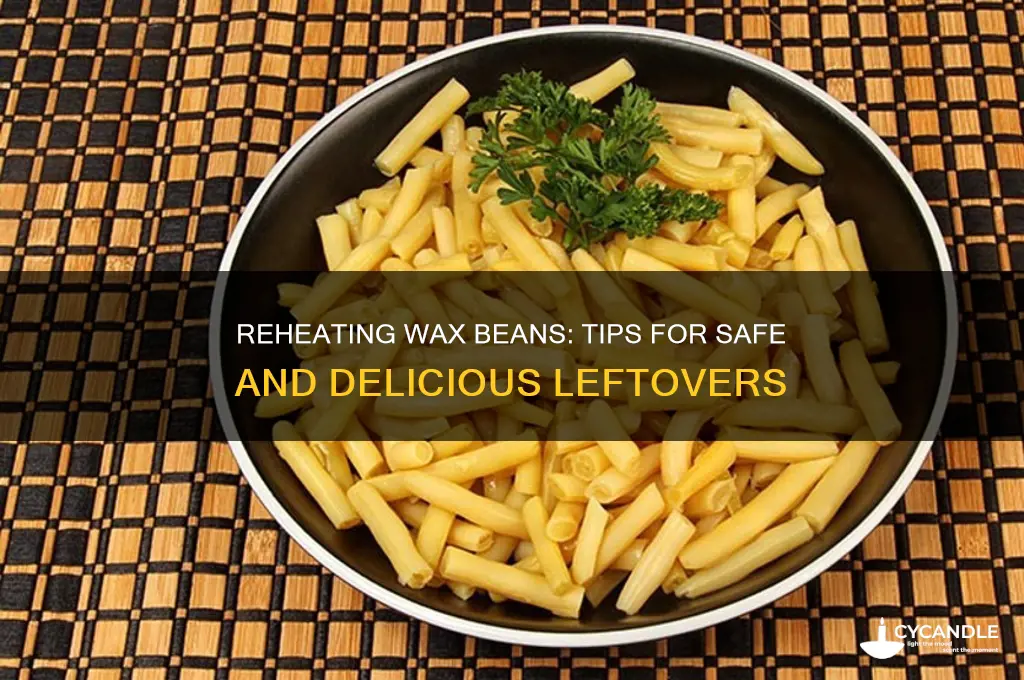 can wax beans be reheated