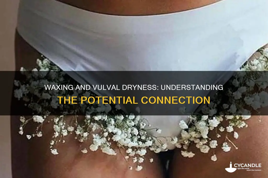 can wax cause vulval dryness