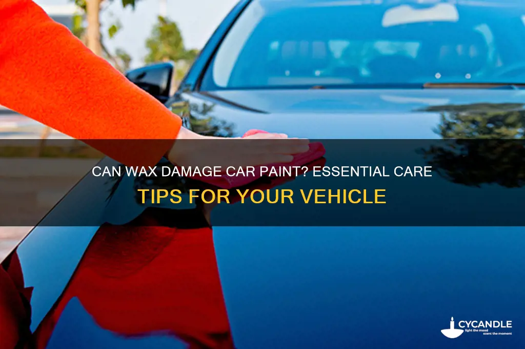 can wax damage car paint