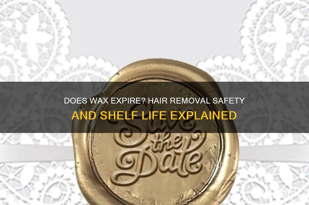 can wax expire hair removal