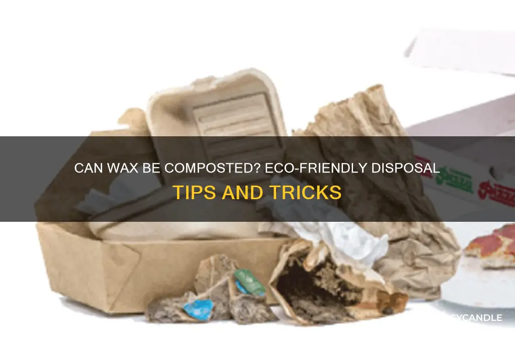 can wax go in compost