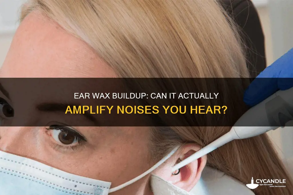 can wax in ear amplify noises