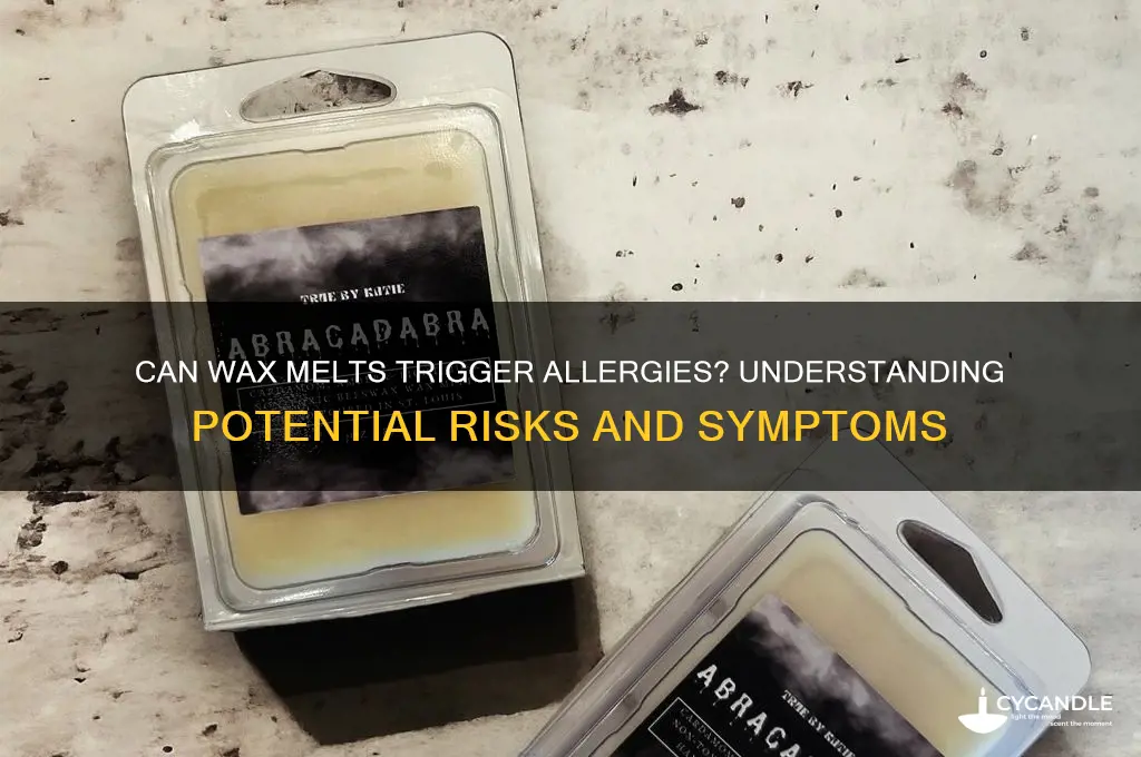can wax melts cause allergies