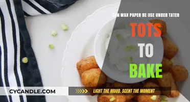 Baking Tater Tots: Can Wax Paper Be Used as a Liner?