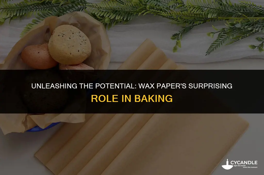 can wax paper be used for baking