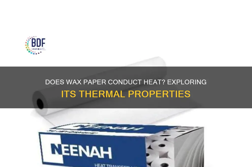 can wax paper conduct heat