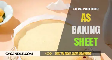 Wax Paper as Baking Sheet: A Practical Kitchen Hack?