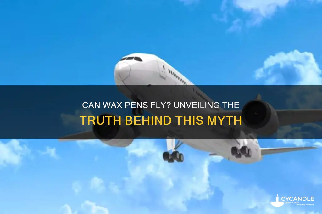 can wax pens fligh