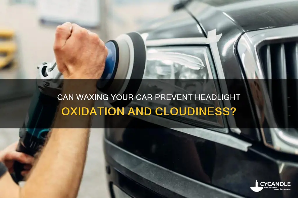 can wax prevent headlights