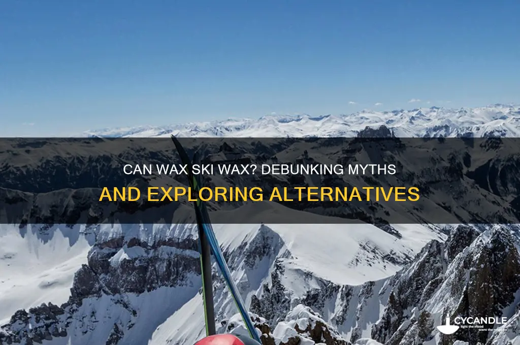 can wax ski wax