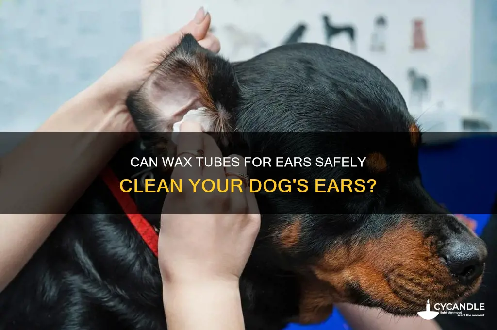can wax tubes for ears be used on dogs