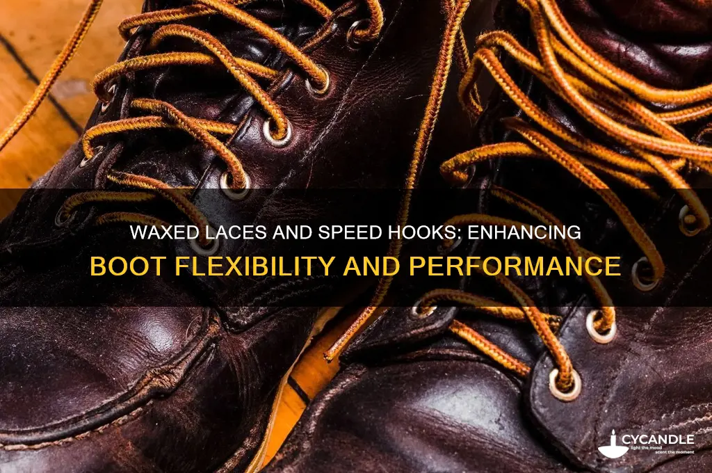can waxed laces bend speed hook