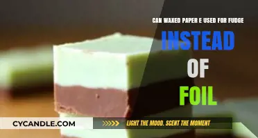 Waxed Paper vs. Foil: Which is Best for Fudge?