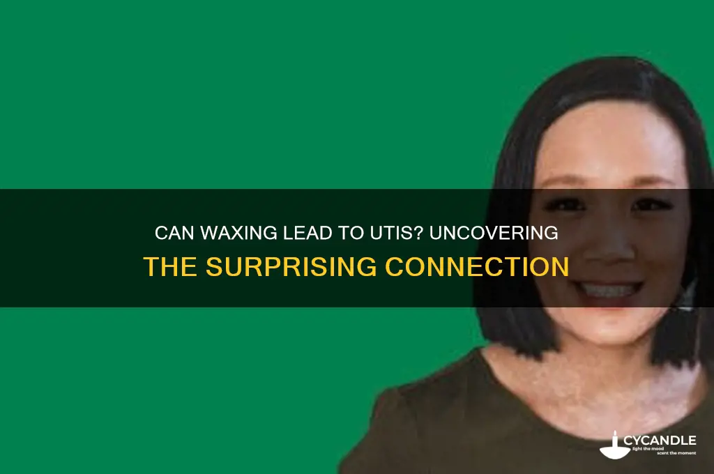 can waxing cause a uti