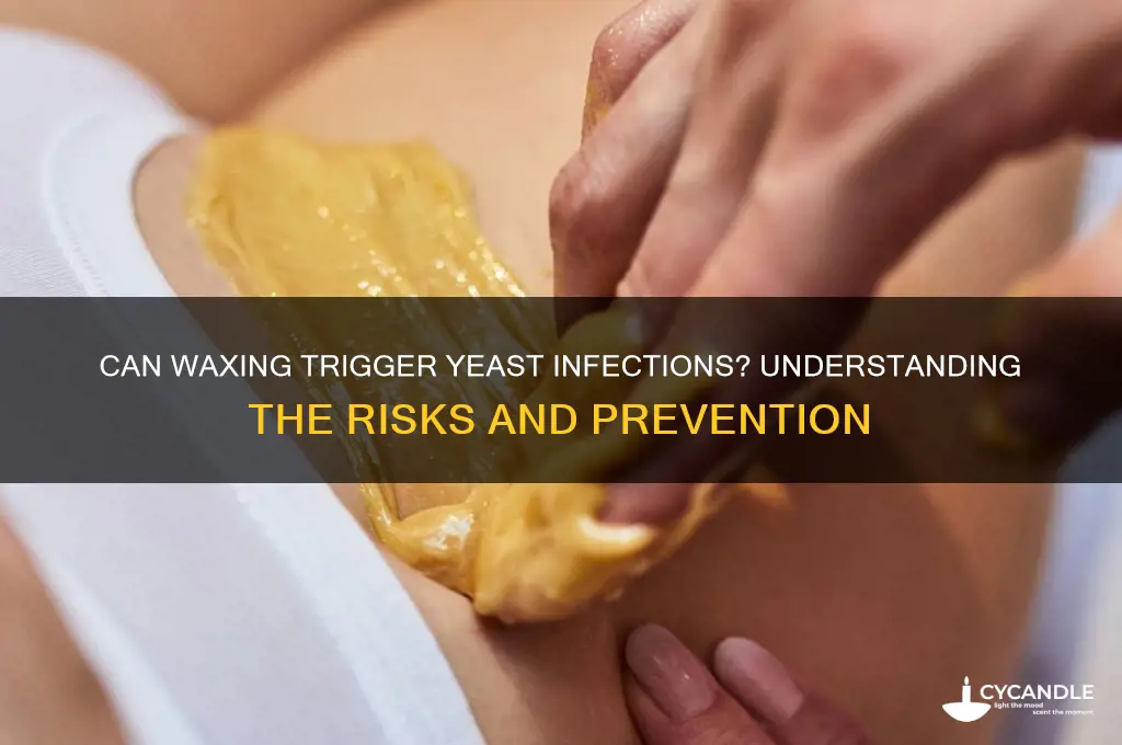 can waxing cause a yeast infection