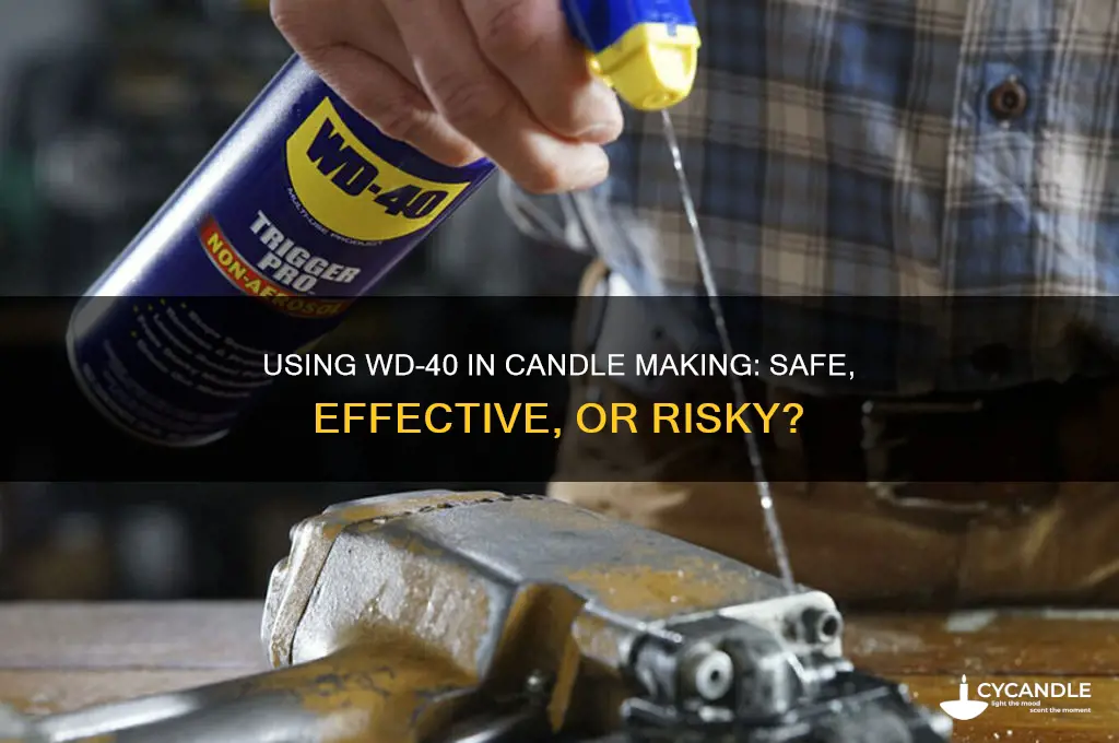 can wd40 be used in candle making