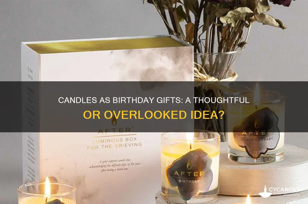 can we give candles as gift on birthday